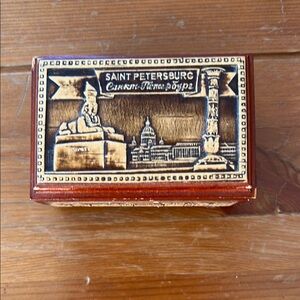 Saint Petersburg Wooden Keepsake Box